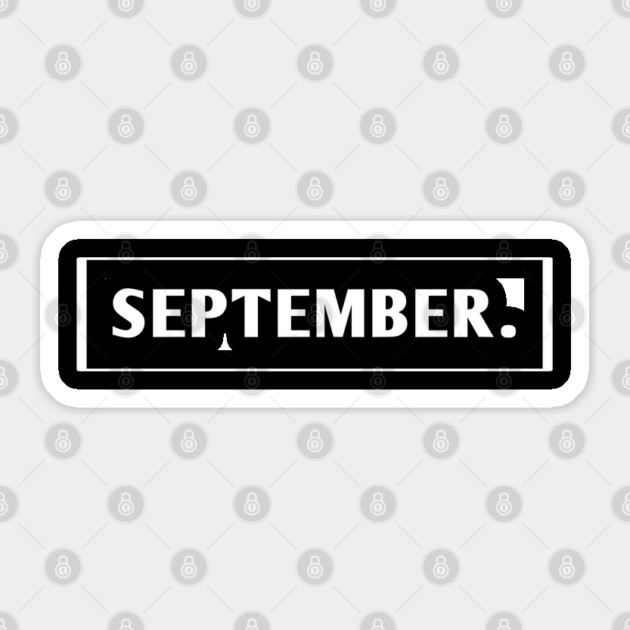 September Sticker by BlackMeme94