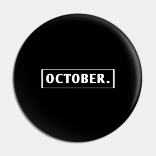 October Pin