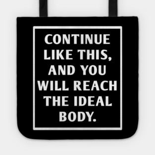 Gym Motivation Tote