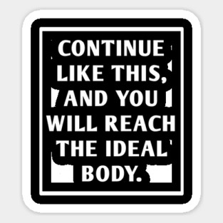 Gym Motivation Sticker