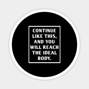 Gym Motivation Magnet