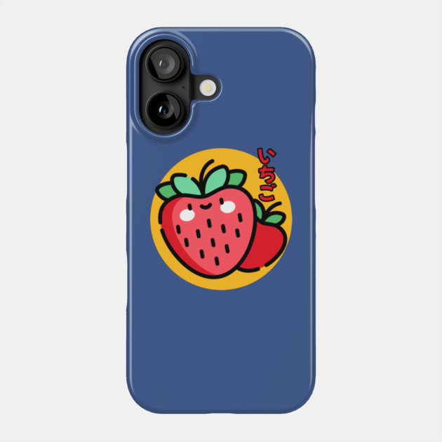 Cute Strawberry Day Phone Case by HolidayBug