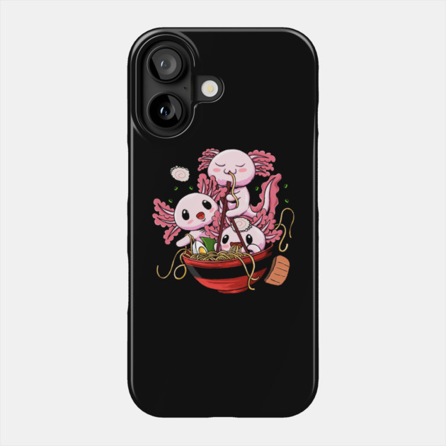 Ramen Axolotl Phone Case by GoshWow®