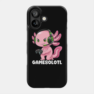 Gamer Axolotl Phone Case