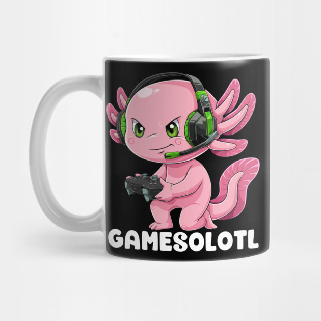 Gamer Axolotl by GoshWow®