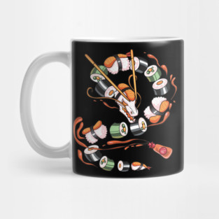 Sushi Dragon Mug