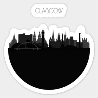 Glasgow Skyline Sticker