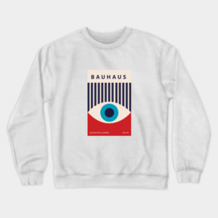 Bauhaus Eye Art Crewneck Sweatshirt