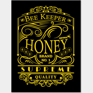 Beekeeper T-Shirt Beekeeping Honey Gift Posters and Art