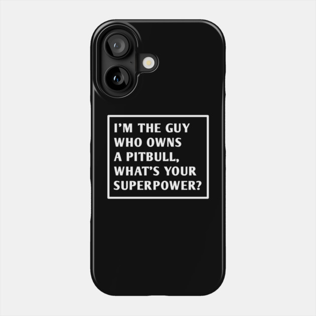 Pitbull Lover Phone Case by BlackMeme94