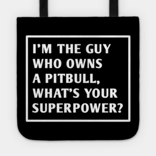 Pitbull Lover Tote