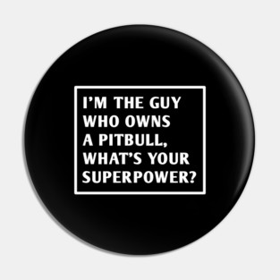 Pitbull Lover Pin