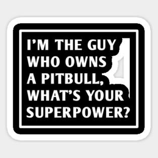 Pitbull Lover Sticker