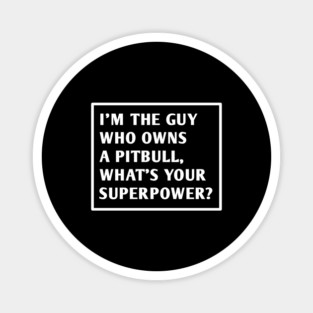 Pitbull Lover Magnet