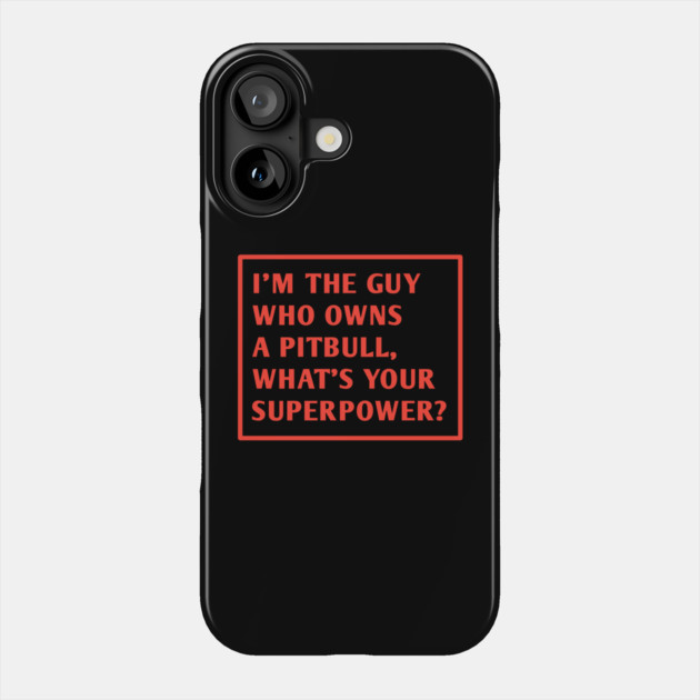Pitbull Lover Phone Case by BlackMeme94