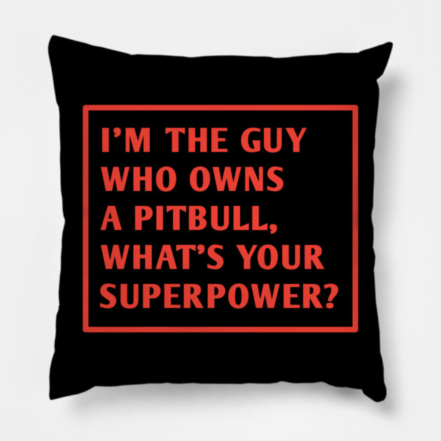Pitbull Lover Pillow by BlackMeme94