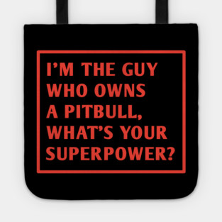 Pitbull Lover Tote