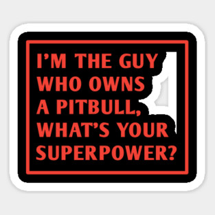 Pitbull Lover Sticker