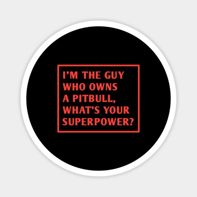 Pitbull Lover Magnet by BlackMeme94
