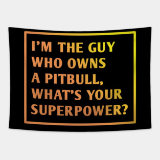 Pitbull Lover Tapestry
