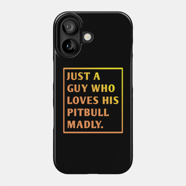Pitbull Lover Phone Case by BlackMeme94