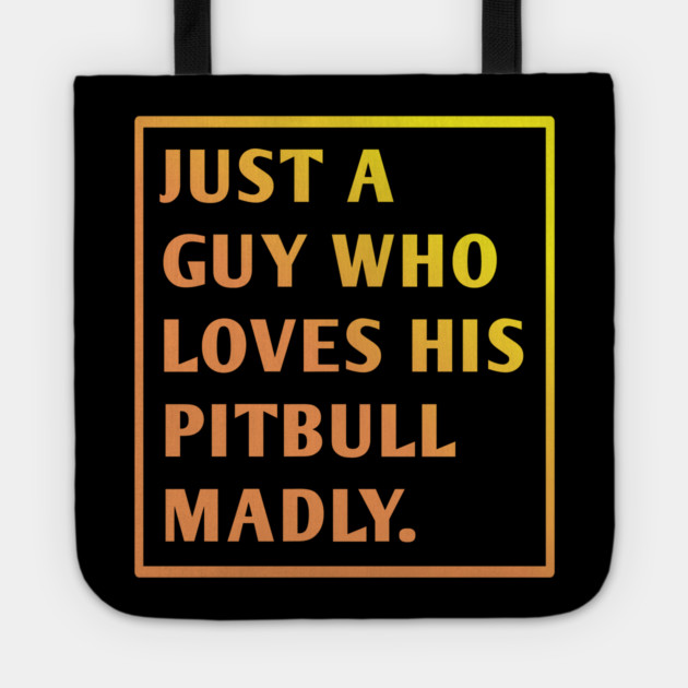 Pitbull Lover Tote by BlackMeme94