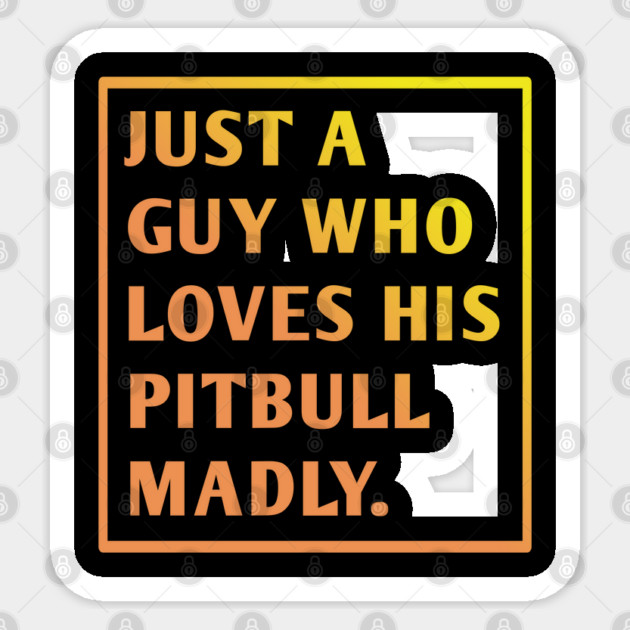 Pitbull Lover Sticker by BlackMeme94