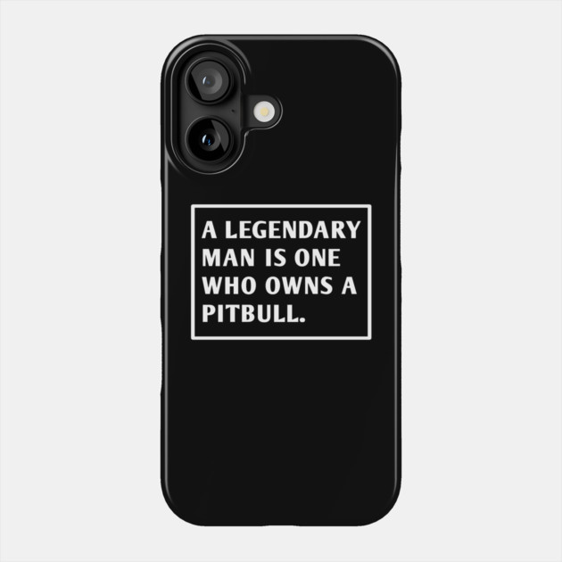 Pitbull Lover Phone Case by BlackMeme94