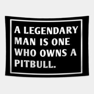 Pitbull Lover Tapestry