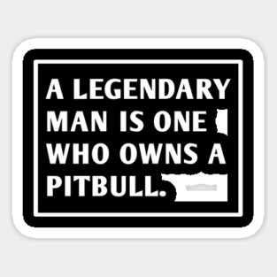 Pitbull Lover Sticker