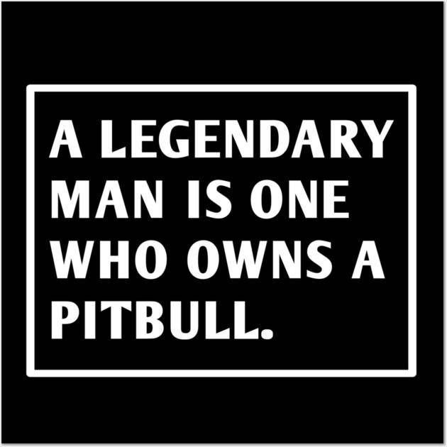 Pitbull Lover Wall Art by BlackMeme94