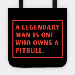 Pitbull Lover Tote