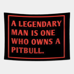 Pitbull Lover Tapestry