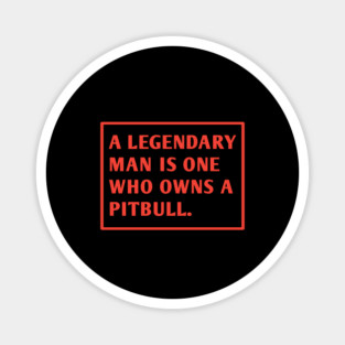 Pitbull Lover Magnet