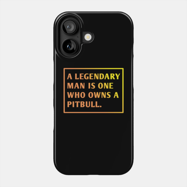 Pitbull Lover Phone Case by BlackMeme94