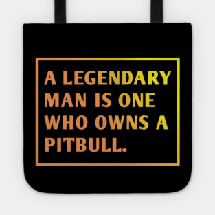 Pitbull Lover Tote
