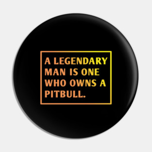 Pitbull Lover Pin