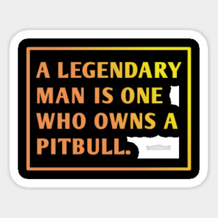 Pitbull Lover Sticker