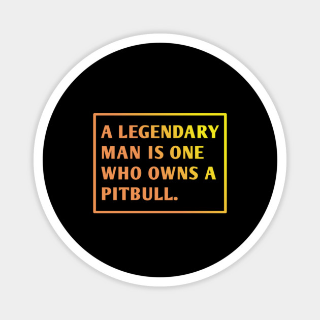 Pitbull Lover Magnet by BlackMeme94