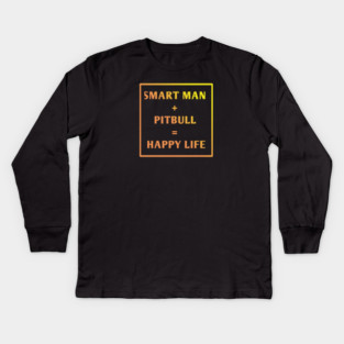 Pitbull Lover Kids Long Sleeve T-Shirt