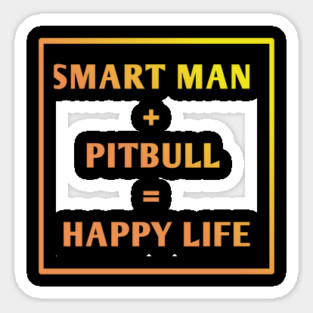 Pitbull Lover Sticker