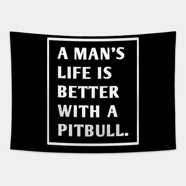 Pitbull Lover Tapestry by BlackMeme94