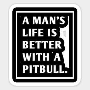 Pitbull Lover Sticker
