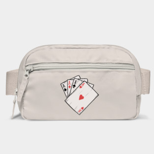 Traditional Tattoo Four Aces Playing Card Game Bag