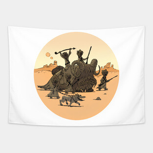 Tusken Raiders Tapestry