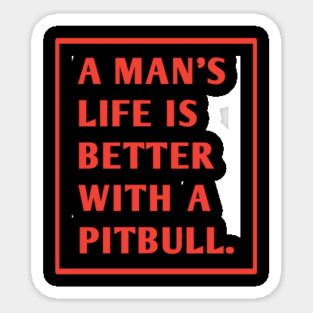 Pitbull Lover Sticker
