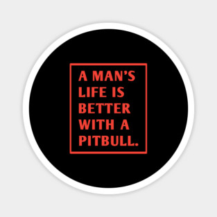 Pitbull Lover Magnet