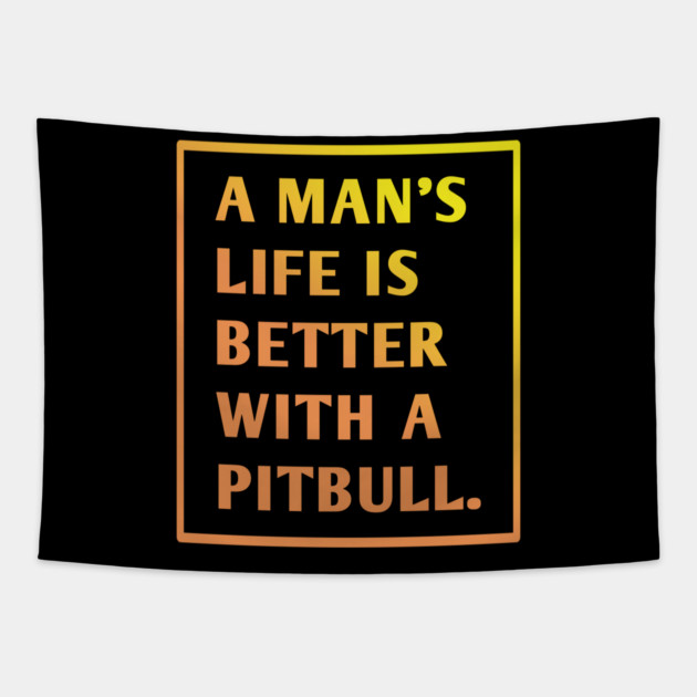 Pitbull Lover Tapestry by BlackMeme94