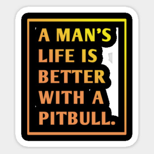Pitbull Lover Sticker