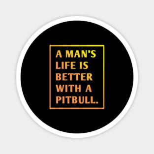 Pitbull Lover Magnet